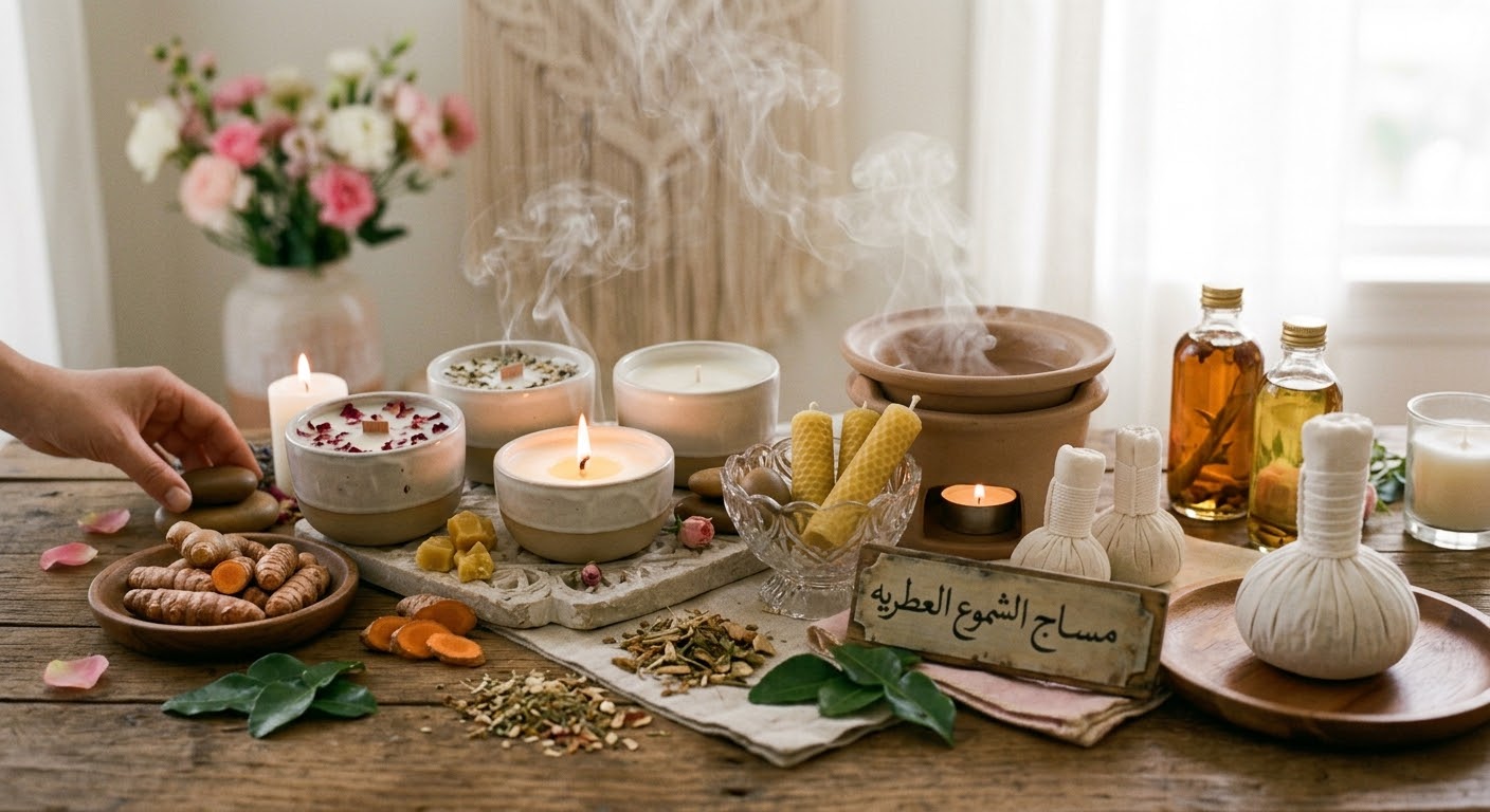 Oil Scented Candles Massage